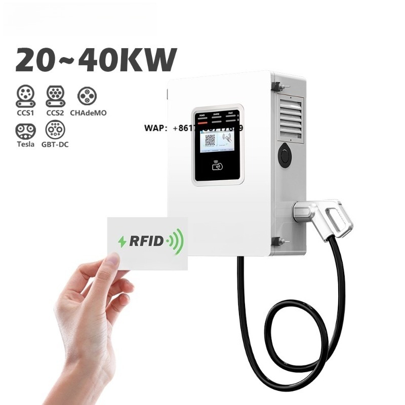 OEM 20kw 30kw 40kw Wallbox RFI - Dc Fast Charger 30Kw Wallbox Commercial ulasan dan harga