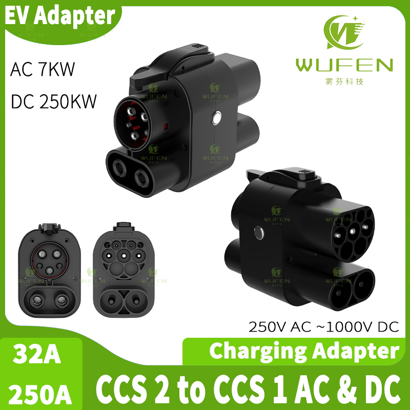 WUFEN AC & DC CCS2 To CCS1 DC  - Ccs2 To Ccs1 Fast Charge Adapter 250Kw ulasan dan harga