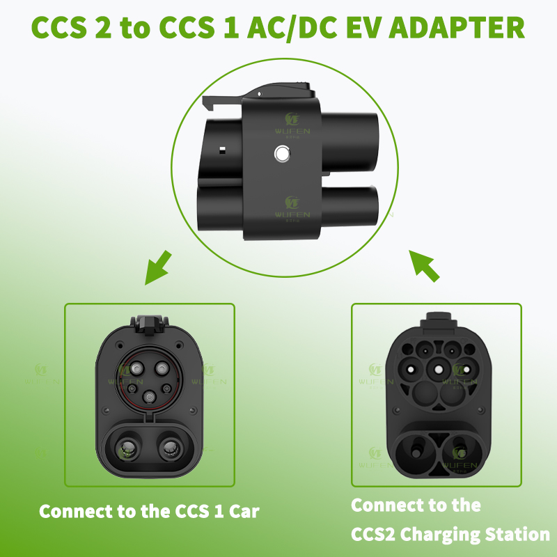 WUFEN AC & DC CCS2 To CCS1 DC  - Ccs2 To Ccs1 Fast Charge Adapter 250Kw ulasan dan harga