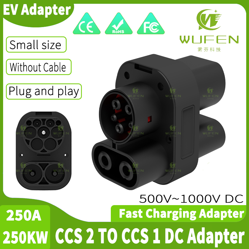WUFEN AC & DC CCS2 To CCS1 DC  - Ccs2 To Ccs1 Fast Charge Adapter 250Kw ulasan dan harga