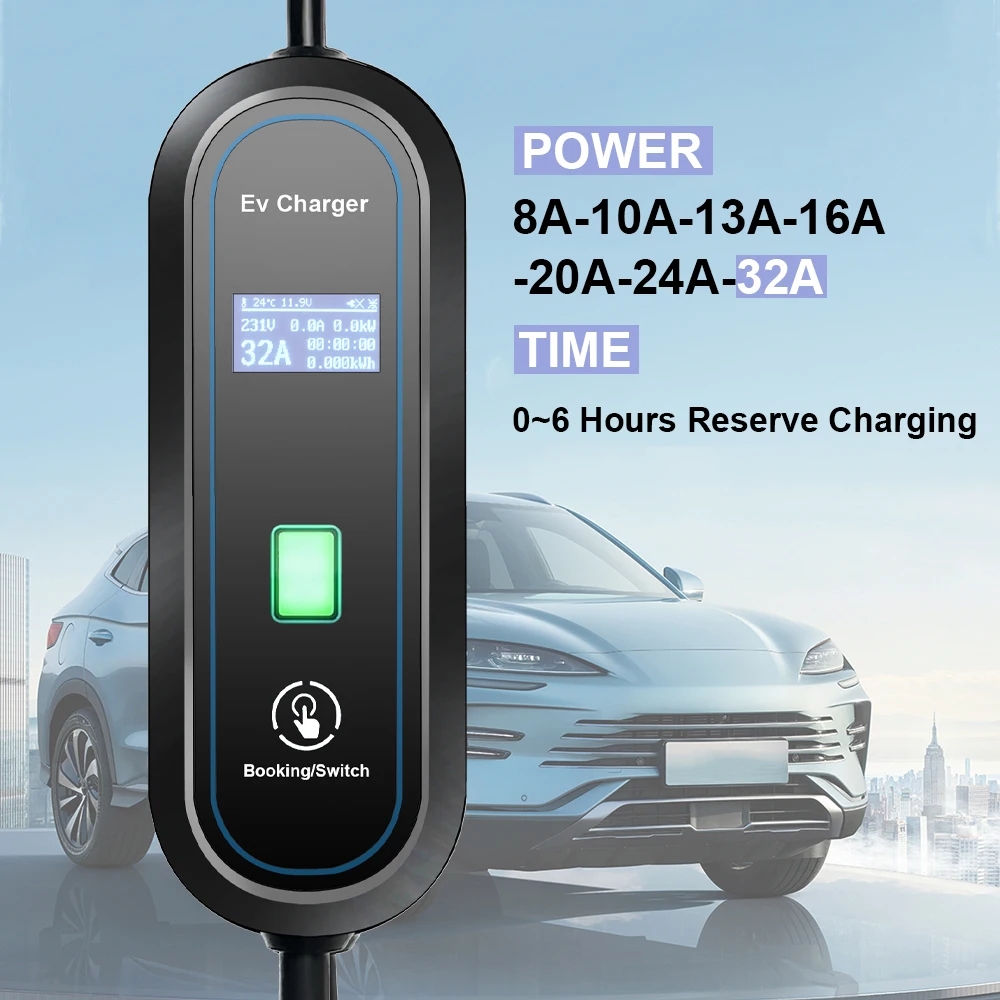 Portable GBT EV Charger Wallbo - Portable Ev Charger 32A Type 2 Cee Plug ulasan dan harga
