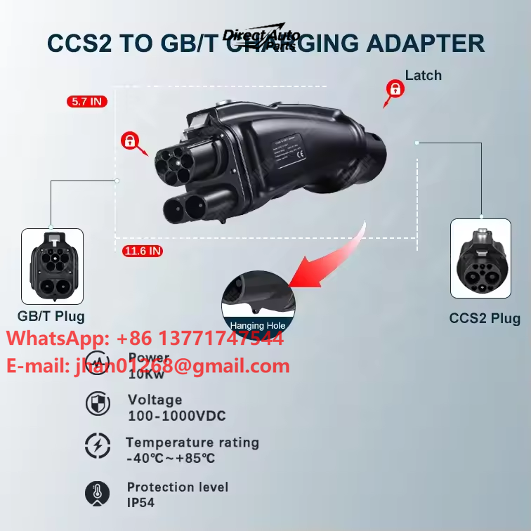 EV DC Charger 200A 250A 1000V  - Gb/T To Ccs2 200A Fast Charging Adapter ulasan dan harga
