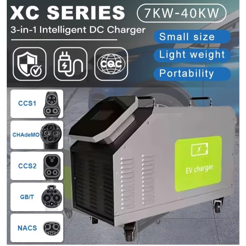 Home Use Mobile DC EV Charger  - Portable Dc Fast Charger 20Kw Ccs2 ulasan dan harga