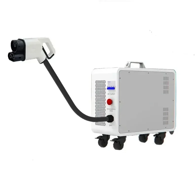 Mobile Ev Charger Single  Port - Portable Dc Fast Charger 20Kw Ccs2 ulasan dan harga