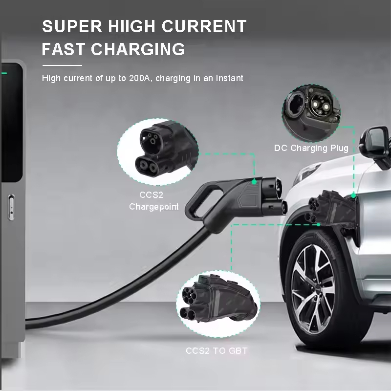 EV DC Charger 200A 250A 1000V  - Gb/T To Ccs2 200A Fast Charging Adapter ulasan dan harga